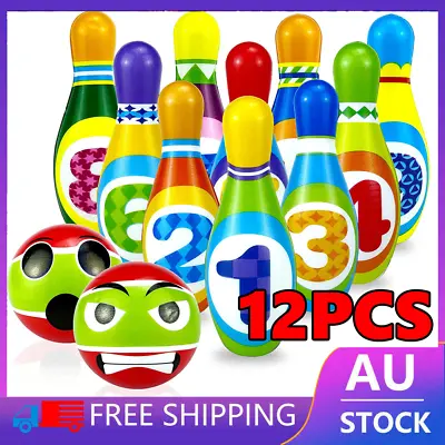 $22.99 • Buy Kids Bowling Play Set Gift Toys For 2 3 4 5 Year Old Boys Girls Birthday Gift