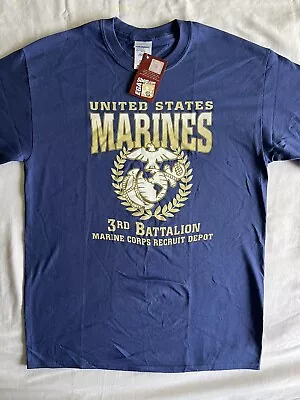 Marine Corps Recruit Depot MCRD San Diego 3rd Recruit Battalion T-Shirt NWT/Med • $12.99