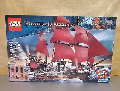 Lego Pirates Of The Caribbean Queen Anne's Revenge 4195 Brand New Sealed Box • £777.79