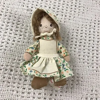 $14.62 • Buy Knickerbocker Toys Holly Hobbie Cloth Doll Heather 4  Cream & Green Floral Dress