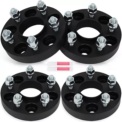 4X 1  5x108 Hubcentric 12x1.5 Wheel Spacers For Ford Focus Bronco Jaguar F-Type • $60.29