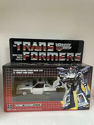 New Transformers G1 Prowl Reissue Action Figure Gift 80's Toys • £52.80