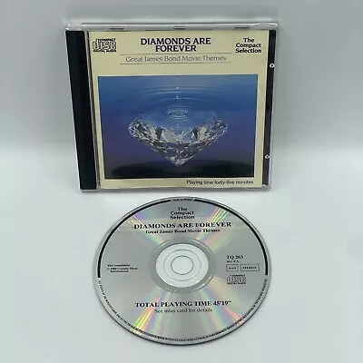 Diamonds Are Forever : Great James Bond Movie Themes [CD] 15 Track Album (1988) • £8.99