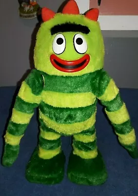 Yo Gabba Gabba Dance Time Brobee Sings Dances Talks 14  Plush 2008 • $34.98