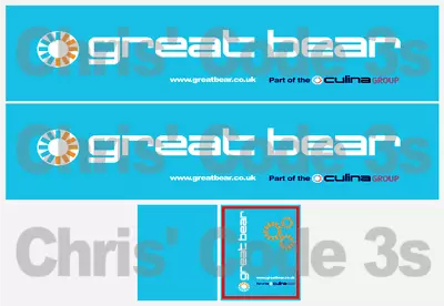 Code 3 Adhesive Trailer Decal - Culina Great Bear - 1/50 1/64 1/76 1/87 1/148  • £10