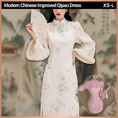 New Elegant Cheongsam Qipao Chinese Traditional Modified Dress Women Fashion • $45.95