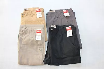 Men's Wrangler Relaxed Fit Cargo Pants With Stretch NO BLACK OR THE COLOR STORM • $22.99