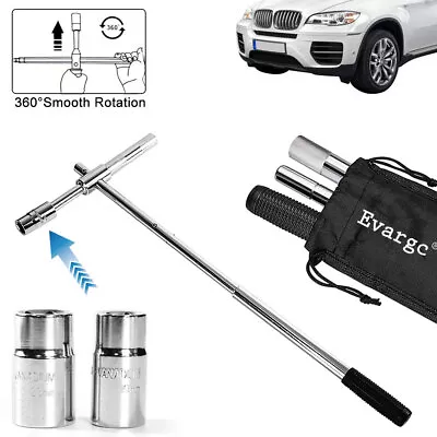 4 Way 23 Lug Wrench Universal Tire Changing Repair Tool Cross Steel Wheel Nut • $23.58