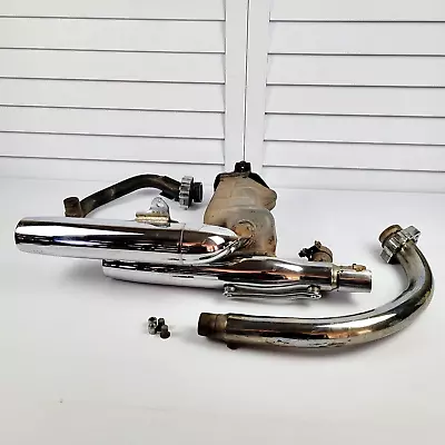 1984-1999 Yamaha Virago 1000/1100 Exhaust Pipes & Muffler W/ Clamps Hardware • $215