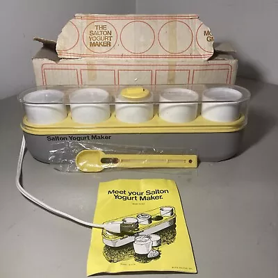 Vintage Salton Yogurt Maker GM-5 Automatic Thermostat Controlled Cooker • $22