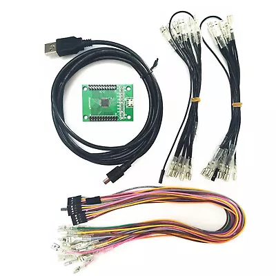 Arcade Encoder To USB Controller 187  Wiring 2 Players DIY Kit For Mame PC PS3 E • $22.88