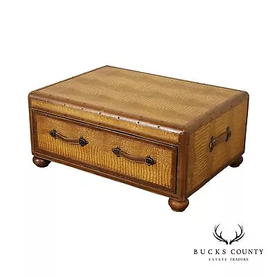 Coffee Table In The Style Of Antique Steamer Trunk • $695