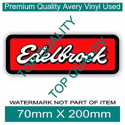 Edelbrock Performance Decal Sticker Vintage Hot Rod Rat Rod Decals Stickers • $5