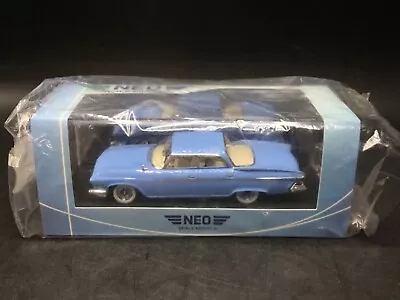NEO Scale Models Dodge Dart Phoenix 1961 Light Blue 1:43 NEW RARE Die Cast Car • $34.12