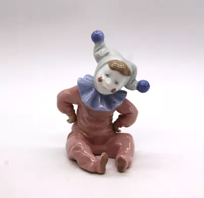 NAO FIGURINE By Lladro Jester Little Boy Child Clown Porcelain 5  • £4.99