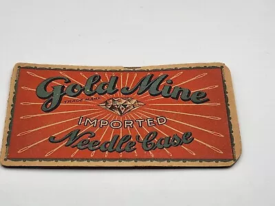 Vintage Gold Mine Needle Book Case Germany • $12