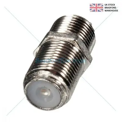 F TO F CONNECTOR X 20 BACK-BACK SKY SATELLITE COAX CABLE JOINER BARREL WIRE • £4.49