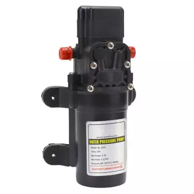 12V Water Pressure Pump Self Priming Diaphragm High Flow For RV Boat Caravan • £28.02
