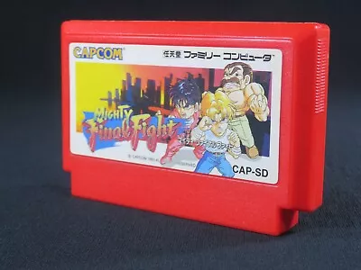 Mighty Final Fight Famicom Nintendo FC NES Game Tested Authentic Japan Soft JP • $56.99