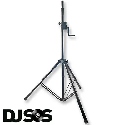 Pulse PLS00012 Heavy Duty Wind Up PA Speaker Stand 60kg 1520mm - 2300mm DJ STAGE • £94.96