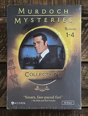 MURDOCH MYSTERIES’  Collection Season’s 1 - 4 DVD (Sealed 16 Disc DVD Set) • $45