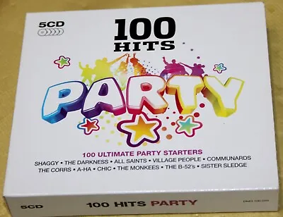 Various - 100 Hits Party 5xCD. 2008 UK 1st Press. Brilliant Compilation! • £6