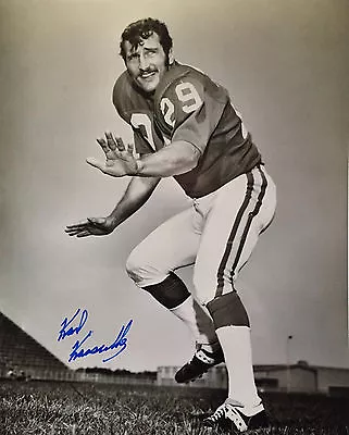 Karl Kassulke Minnesota Vikings Signed 8x10 B/w Photo With Coa (rare) • $12.99