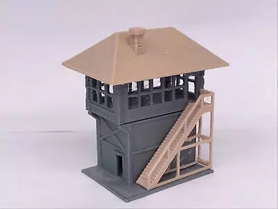 Train Railway Layout Train Station Signal Box / Tower Z Scale Miniatures Model • $7.99