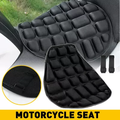 Motorcycle Seat Cushion Cover 3D Comfort Gel Shockproof Mat Pad Lycra Universal • $16.99