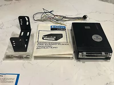 Sanyo FT-823 8-Track Car Stereo Player With Original Box And Manual *Working* • $105