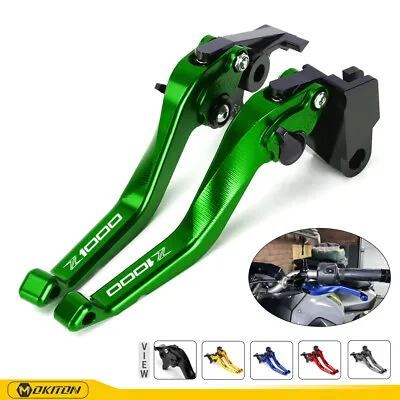 For Kawasaki Z1000 2003-2019 ZR1000 Z-1000 Short Brake Clutch Levers Handles • $39.88