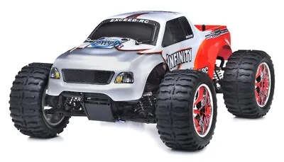 $259.95 • Buy Exceed RC 1/10 Infinitive Nitro Gas Ready To Run RTR Monster 4WD Truck 2.4G Red