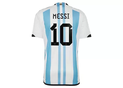 Adidas Argentina 23/23 Messi Winners Home Replica Jersey Mens Large • $140