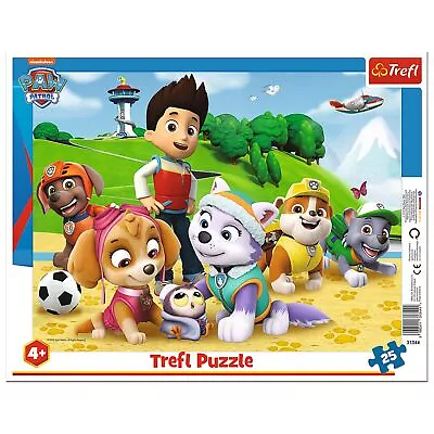 £7.19 • Buy Trefl 25 Piece Kids Infant Viacom Paw Patrol On Trail Frame Jigsaw Puzzle NEW