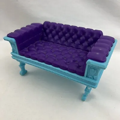 Monster High Deadluxe High School Playset ~ Purple & Blue Couch Sofa Furniture • $4.99