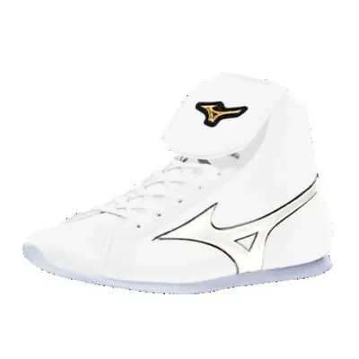 MIZUNO Boxing Shoes Easy Spectra Wax Cut Short White X Pearl White W/ Shoes Bag • $620.61