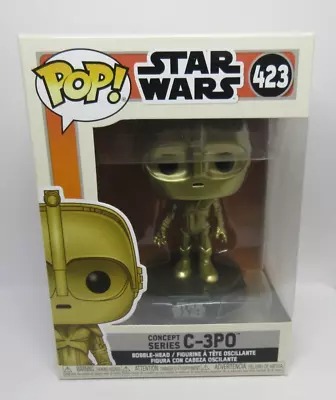 Star Wars Funko Pop Vinyl Figure Concept Series C-3PO No.423 • $13