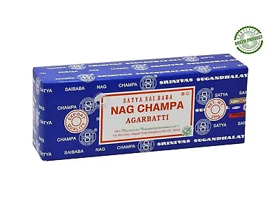 Satya Sai Baba NAG CHAMPA AGARBATTI Original Handmade Incense Sticks • $90.99