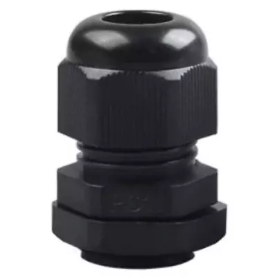 (20 Pcs) New PG9 Black Plastic Waterproof Cable Gland 4-8mm Dia Cable • $10.50