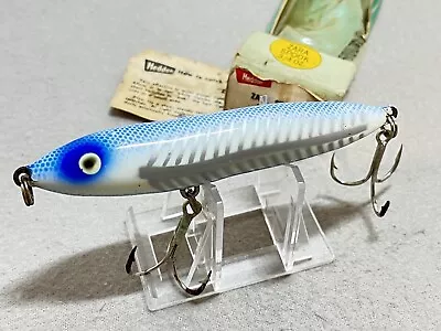 Vintage Heddon Nose Tie Zara Spook Lure In Blue Shore With Box • $34.95