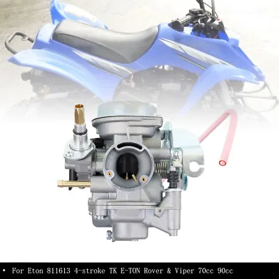 $37.63 • Buy Brand New Carburetor For Eton 811613 4-stroke TK E-TON Rover&Viper 70cc 90cc US