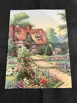 Vintage English Cottage Lithograph  Circa 1950's Similar To Atkinson Fox • $9.99