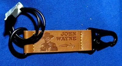 John Wayne Leather  Key Chain W/2 Rings And A Belt Clip • $5.99