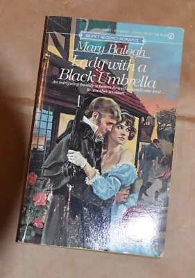 Lady With A Black Umbrella By Mary Balogh Signet Regency Romance Vintage PB • $21.95
