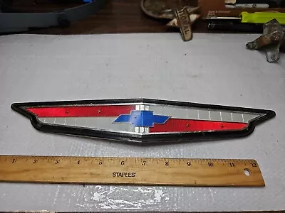 $59 • Buy Vintage 1950 60 Chevrolet Bel Air Hood/trunk Emblem Ornament Ex Cond