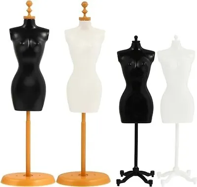 Mini Size Female Mannequin Torso 4Pcs Mini Doll Dress Form Manikin Body • $27.89