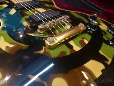 Gibson Custom Shop Zakk Wylde Les Paul Bullseye Camo -2004Sused 4.61Kg Safe Deli • $12495.48