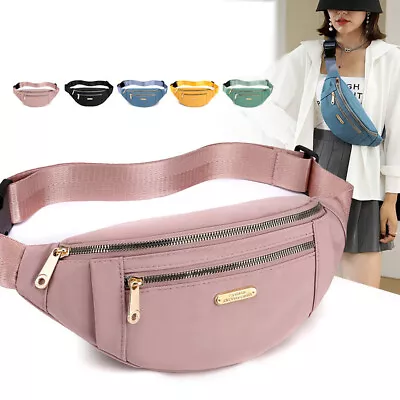 Men Women Sport Casual Pack Waist Bag Fanny Pack Crossbody Bag Shoulder Purse • $8.99