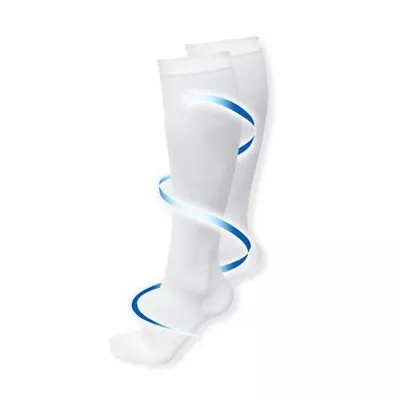 Miracle Socks Anti-fatigue Compression Socks White- Small/Medium • $5.99