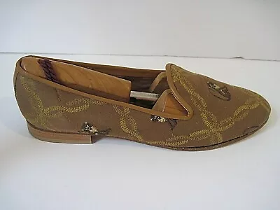 $32.43 • Buy Zalo Women's Brown Slip On Flat Shoes Monkeys Size 7 1/2 N 